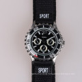 sports classic quartz watch with gear watch crown